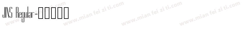 JINS Regular字体转换